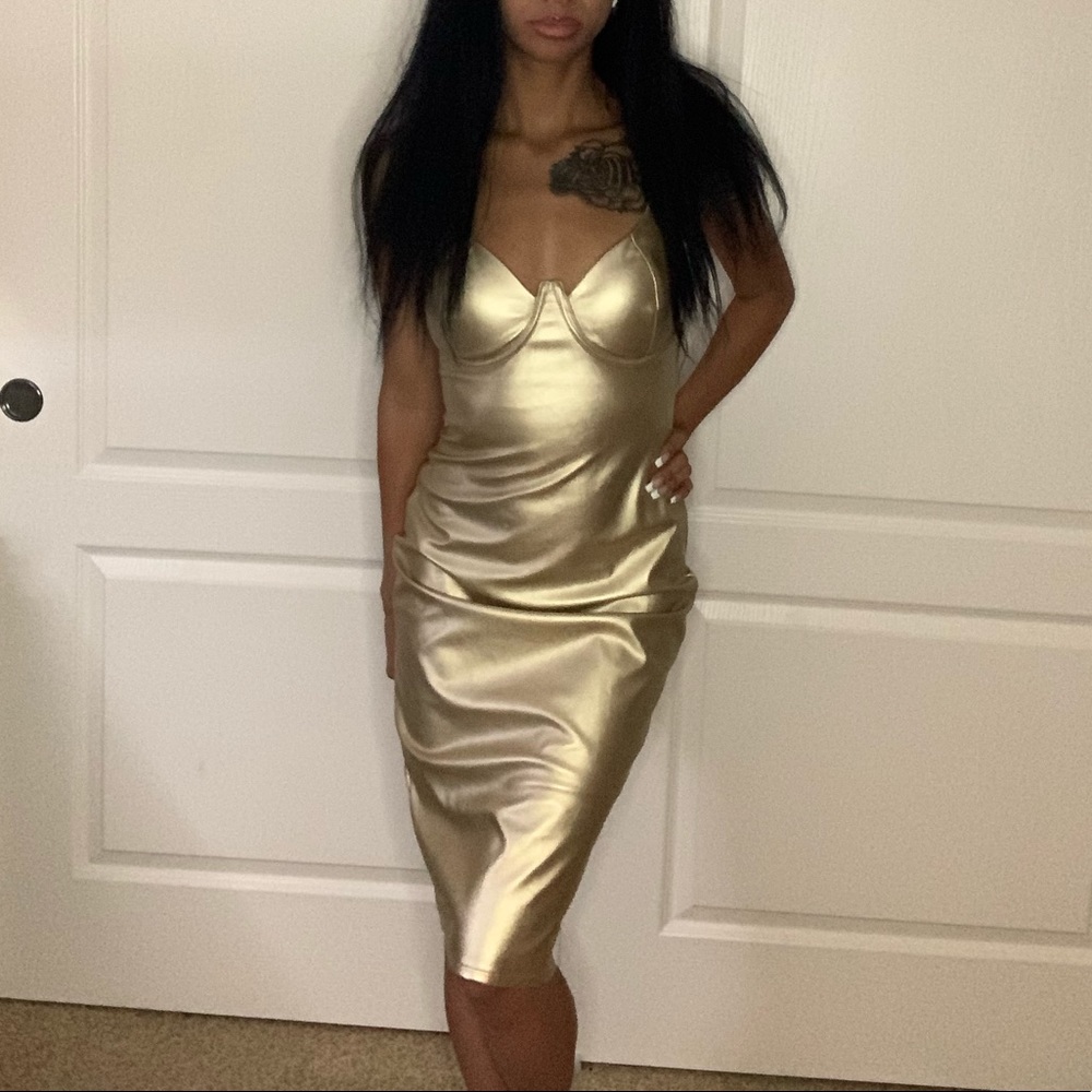 Feeling flirtatious, Golden Goddess Dress! BRAND NEW !!!